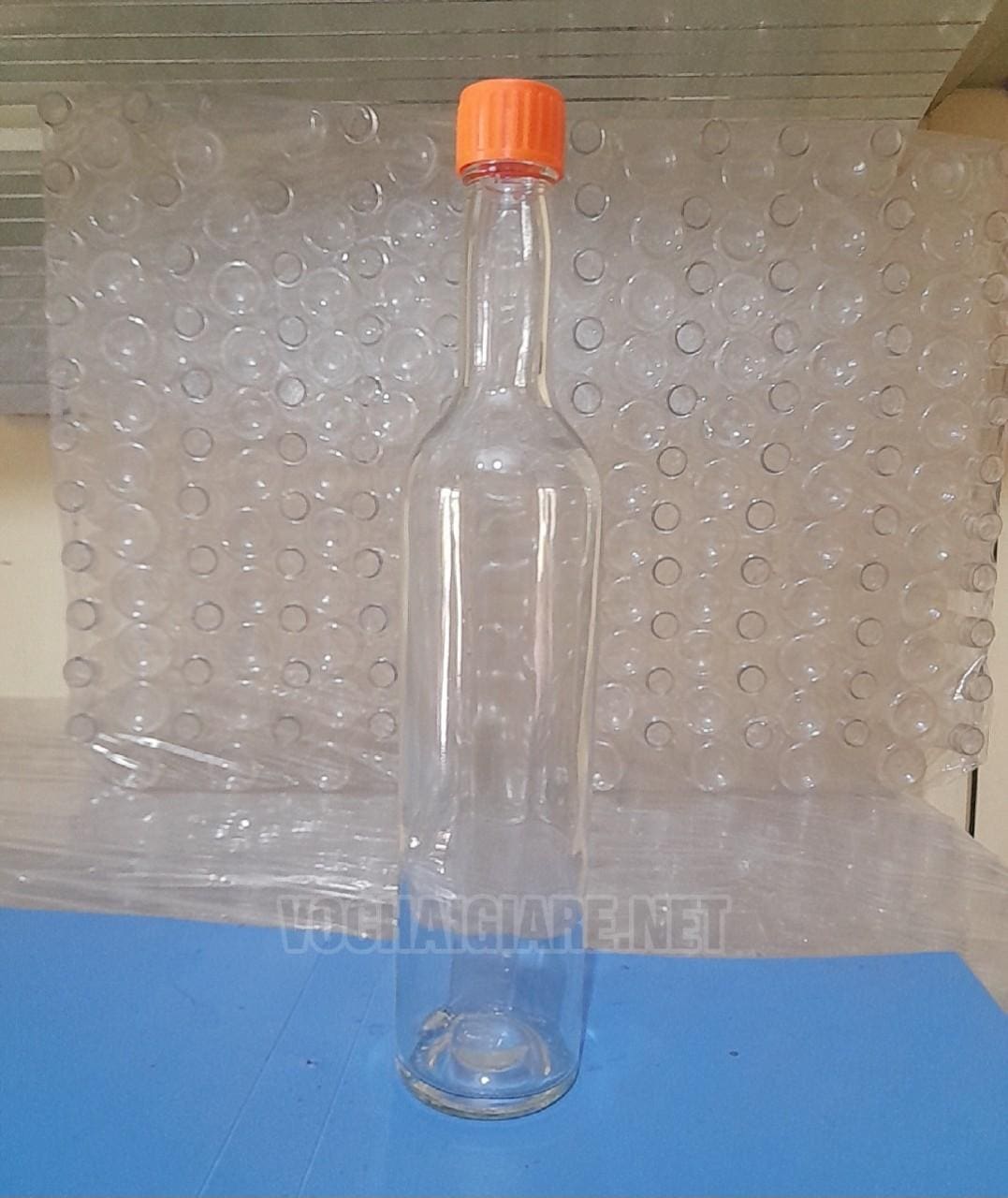 Chai rượu thủy tinh tròn Vodka Men – 500ml