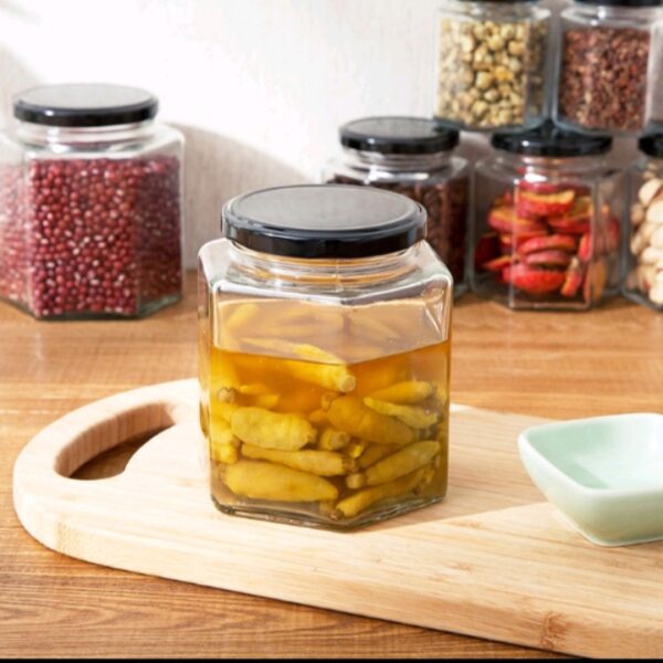 Hũ lục giác 500ml