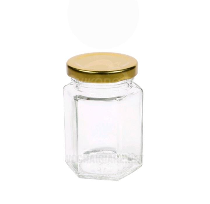 Hũ thủy tinh lục giác 100ml - Ảnh 2