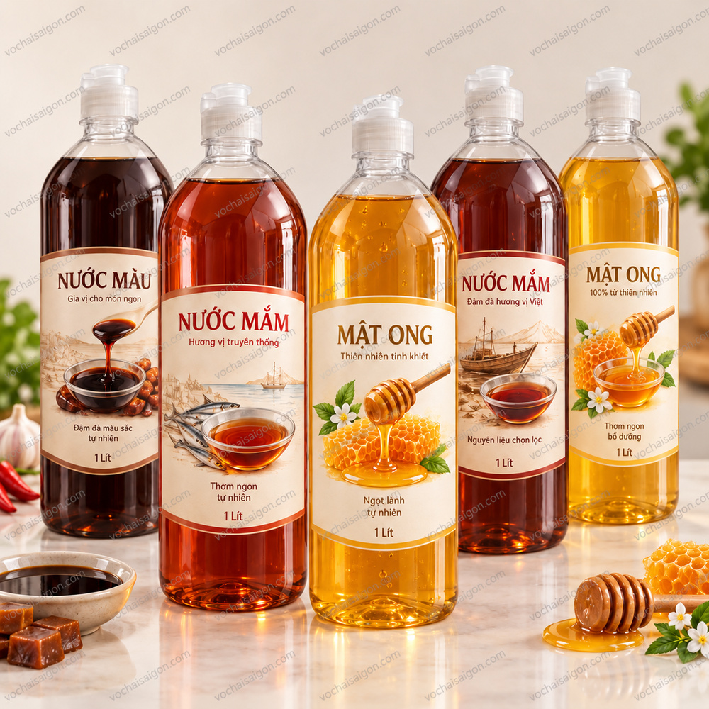chai nhựa 1 lít giá sỉ