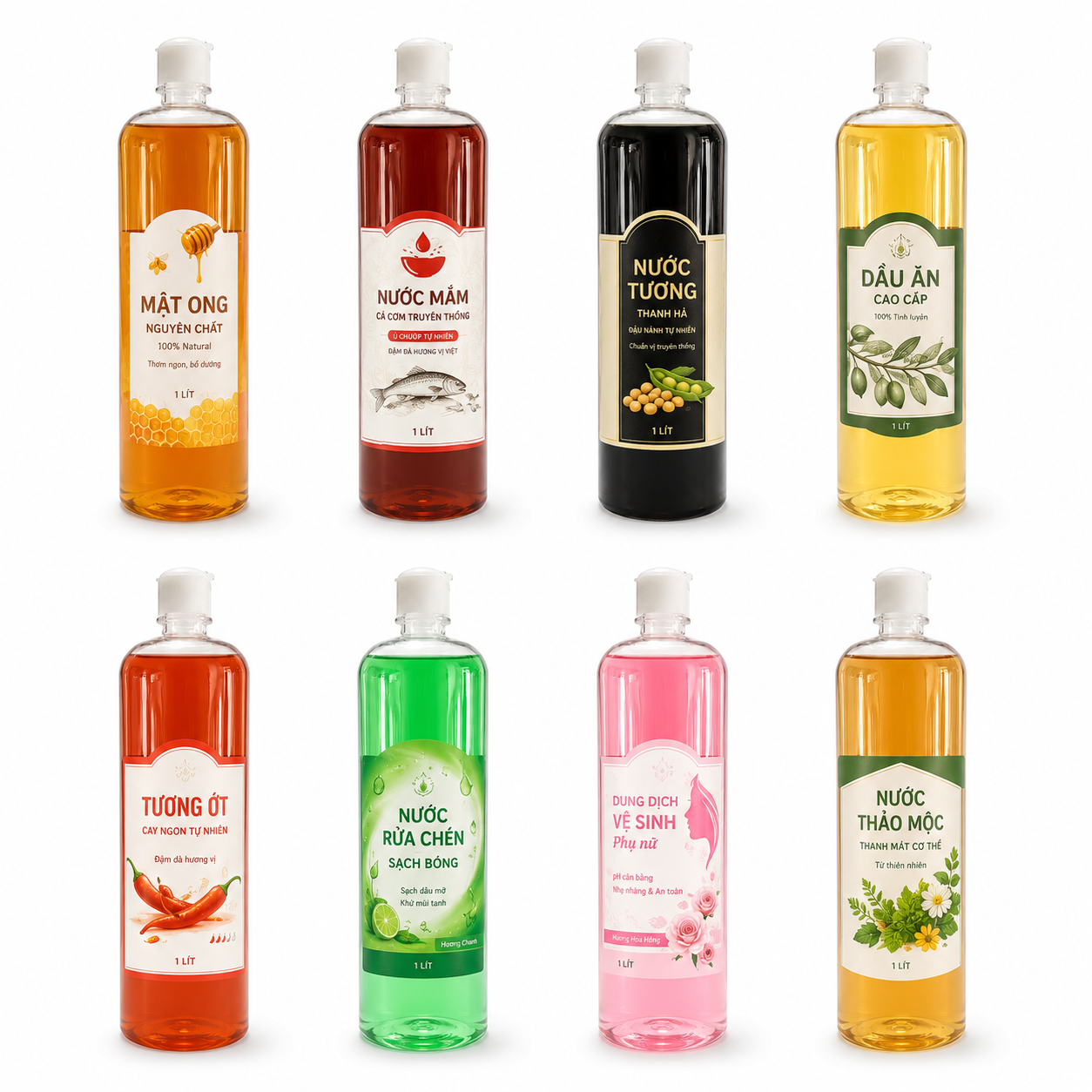 Chai nhựa PET tròn 1 Lít - Ảnh 6