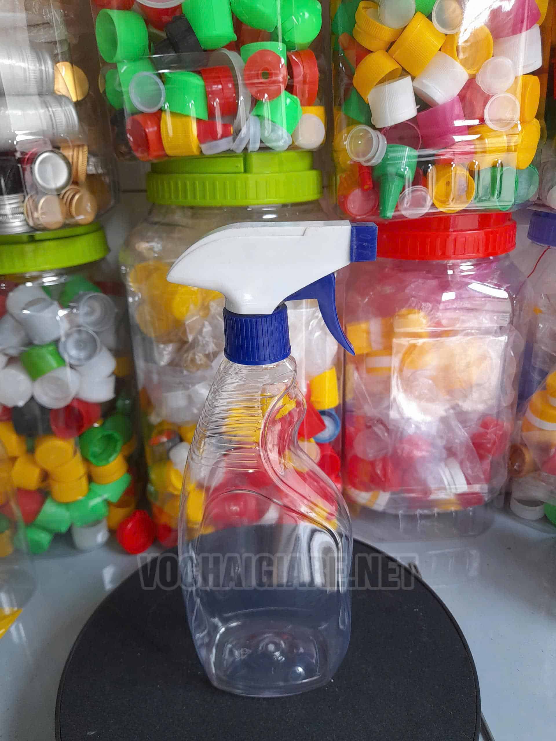 Chai nhựa đựng nước xịt kính 500ml - Ảnh 3