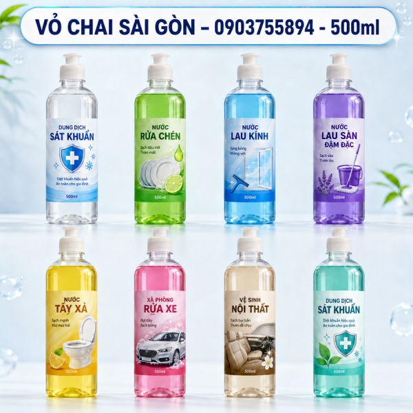 Chai nhựa PET 500ml