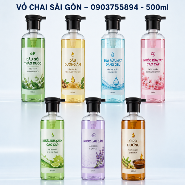 Chai nhựa PET 500ml