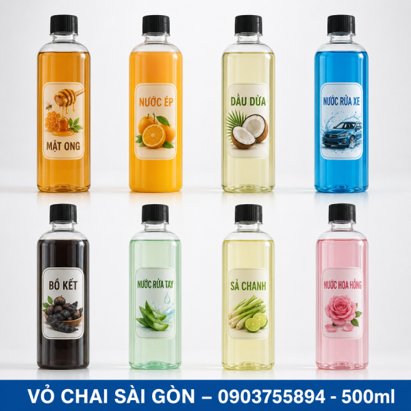 Chai nhựa PET 500ml