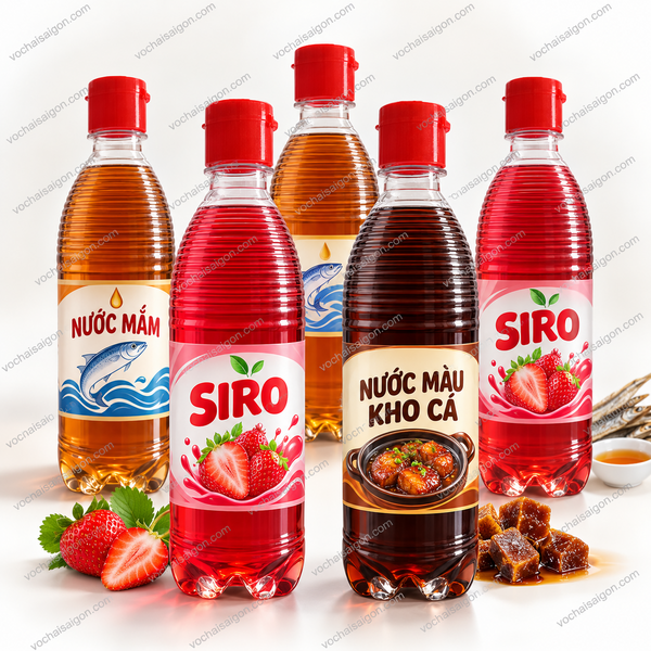  chai PET 500ml